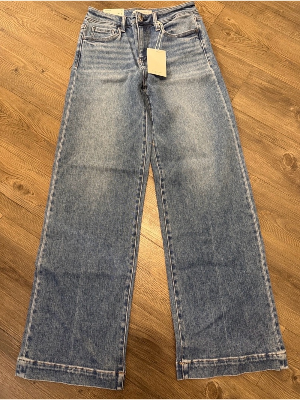🆕 Flying Monkey High-Rise Wide Leg Denim Jeans. 30. NWT!🐒🐒
